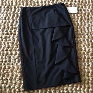 Black pencil skirt